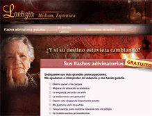 Tablet Screenshot of laetizia-a.com